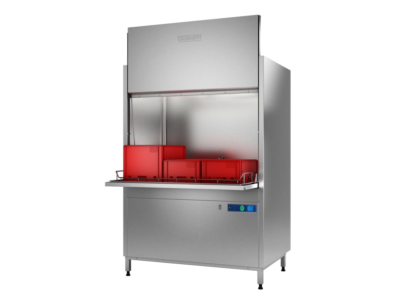 De PROFI UXTA gereedschappen wasmachine met dubbele capaciteit voor extra veel vaat. Reinigt potten en pannen, maar is ook geschikt voor gietijzeren kookplaten, bakplaten, dienbladen en keukengereedschappen. Perfecte wasresultaten.