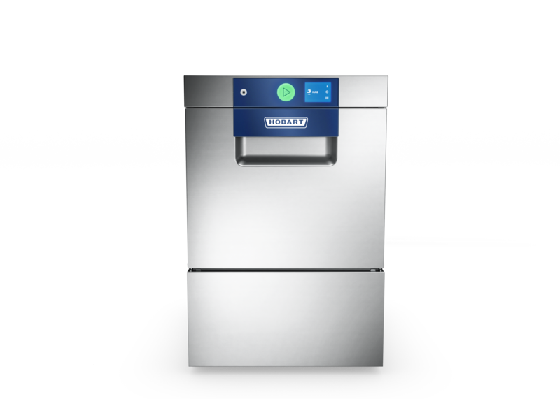 Het compacte model voor professioneel gebruik. Met een waterverbruik van slechts 1.9L per wasbeurt is het de zuinigste glazenwasmachine op de markt. Rek afmeting 400 x 400 mm, installatiehoogte 700 mm.